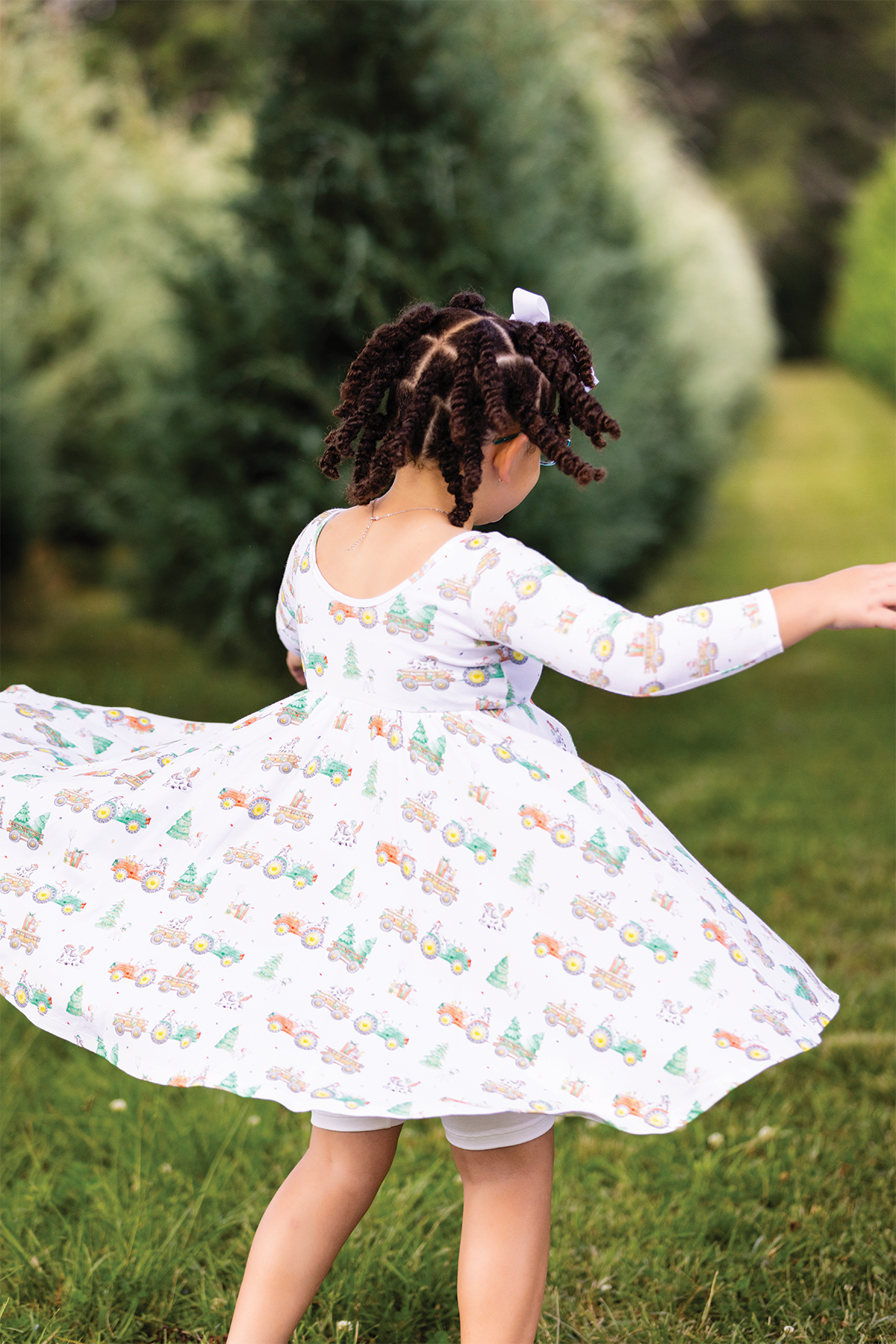 Moo-y Christmas Organic Cotton Christmas Dress for Kids Moo-y Christmas Organic Cotton Christmas Dress for Kids