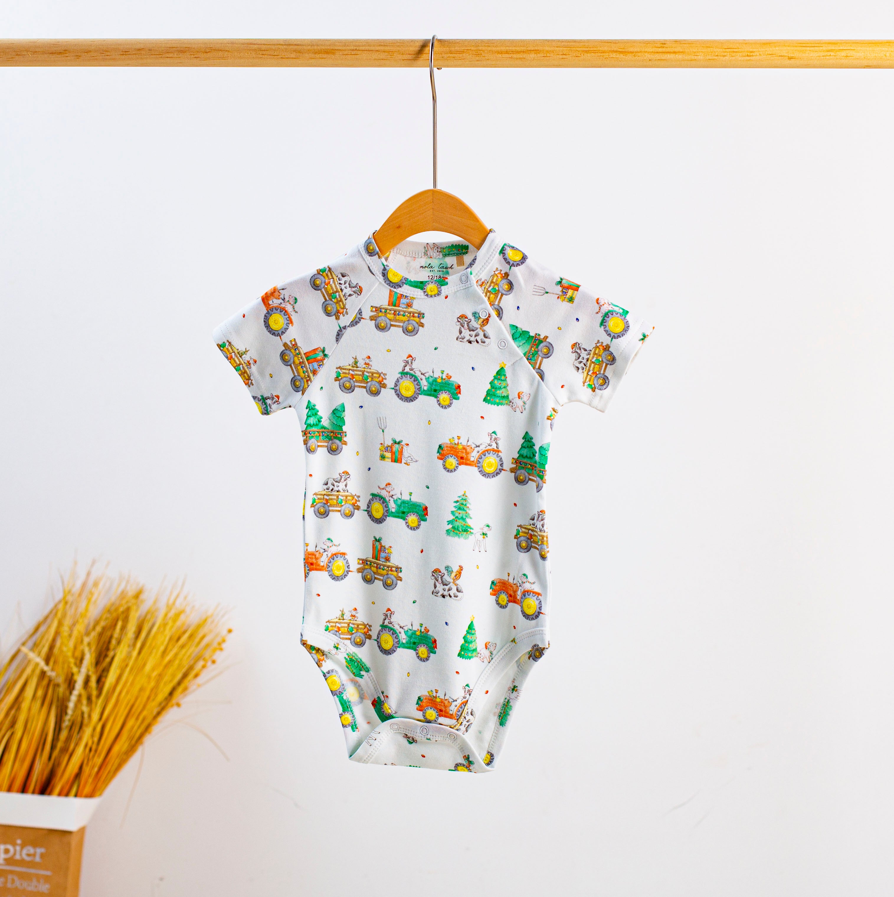Moo-y Christmas Organic Cotton Christmas Onesie – Nola Tawk