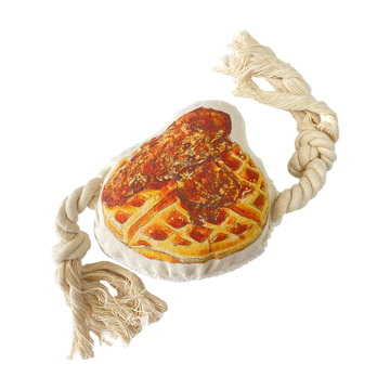 chicken-and-waffles-dog-rope-toy