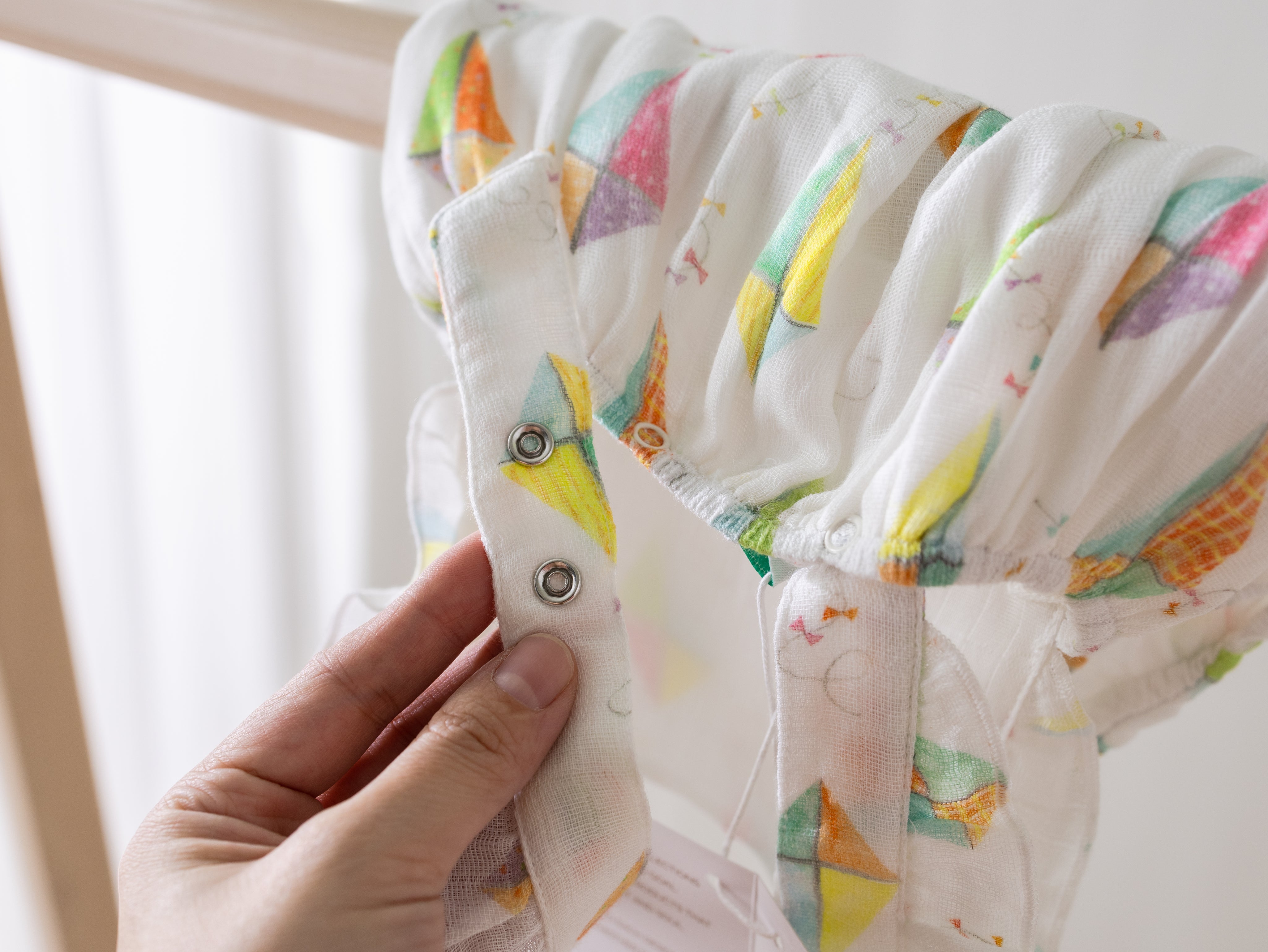 Reach for the Sky Organic Muslin Bubble Romper – Nola Tawk Reach for the Sky Organic Muslin Bubble Romper – Nola Tawk
