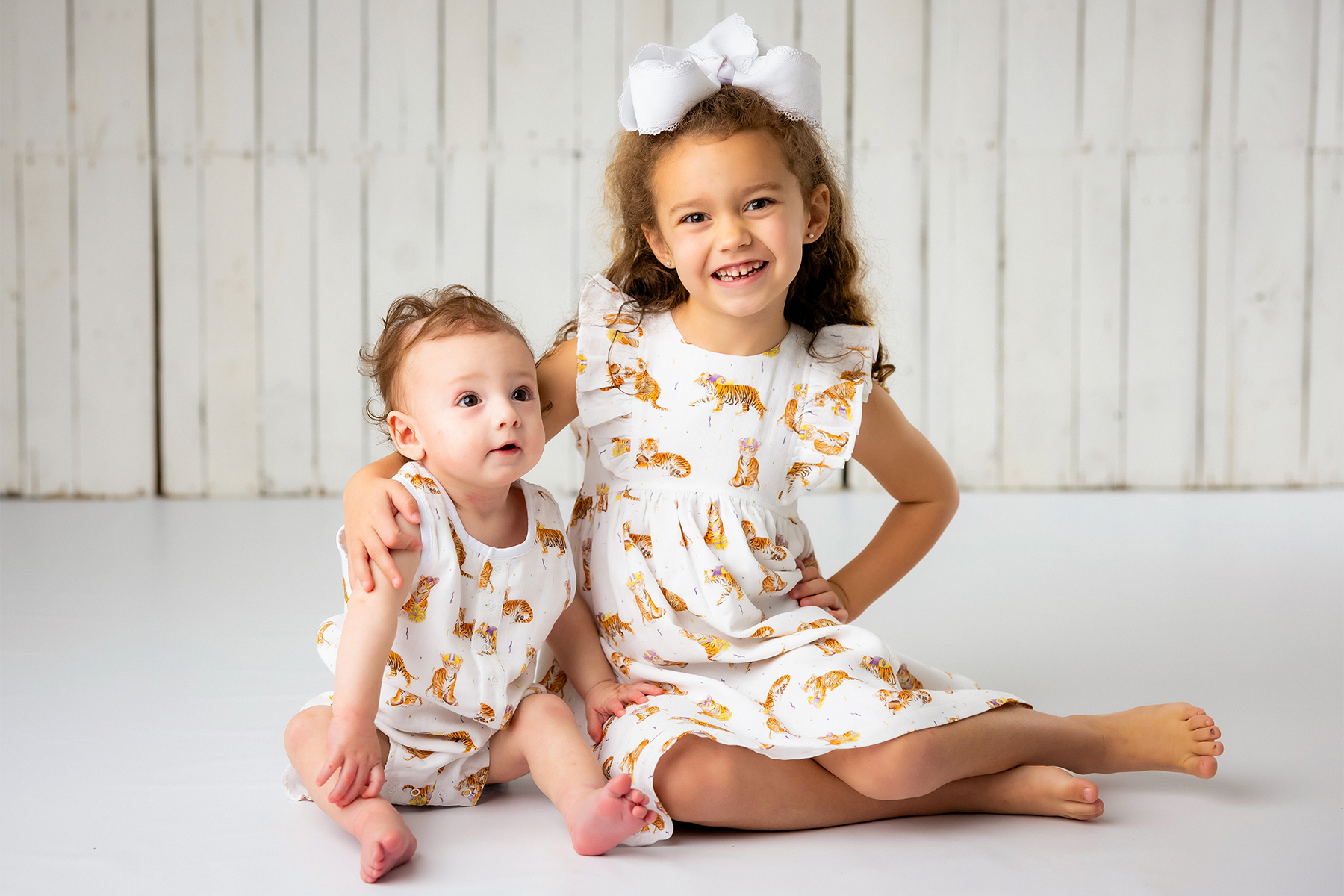 MVC: Louisiana Tigers Organic Muslin Dress for Kids – Nola Tawk
