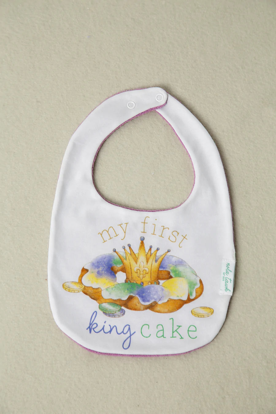my-first-king-cake-mardi-gras-baby-bib