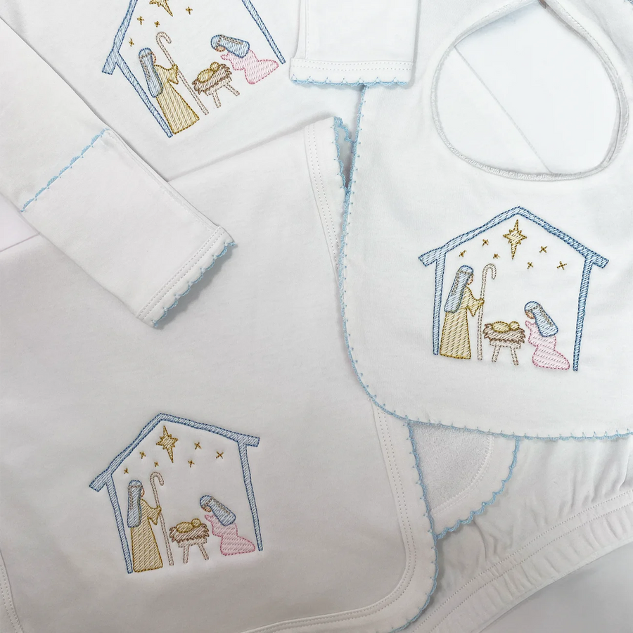 Take Me Home Set with Nativity Embroidery (Pre-Order Arriving Fall 2025)