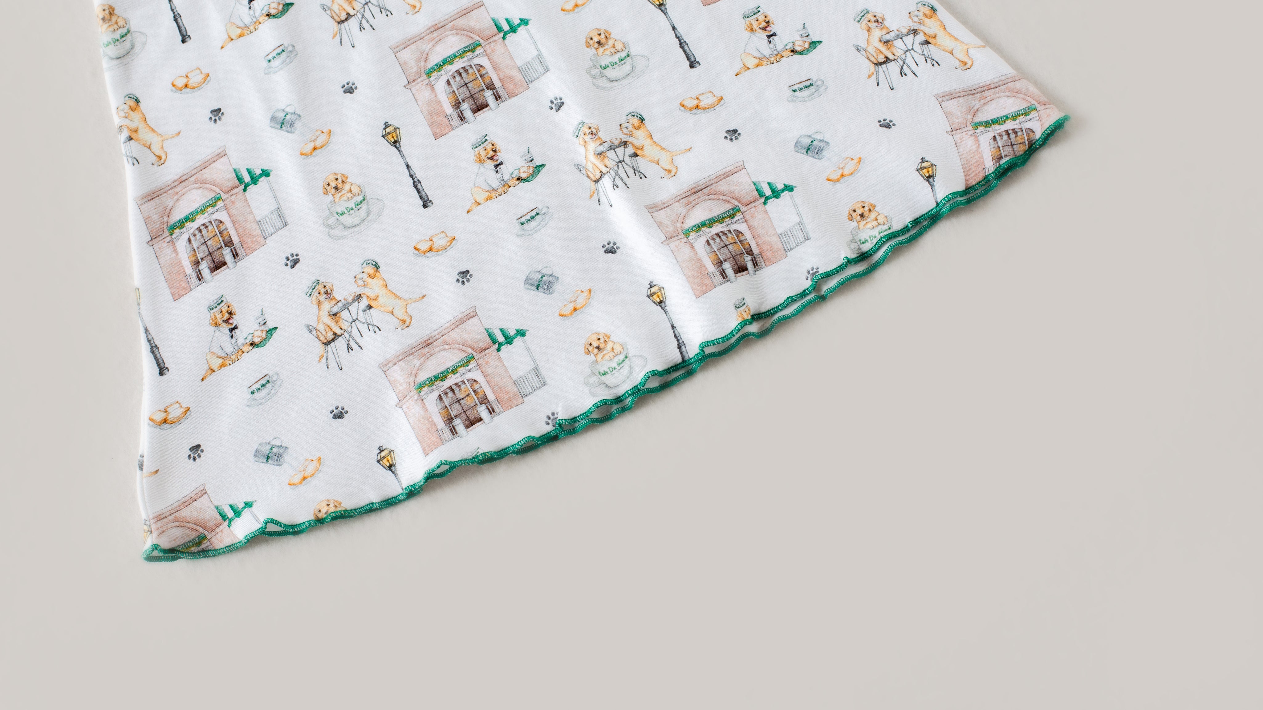 Powdered Sugar & Puppies Organic Cotton Play Dress – Nola Tawk