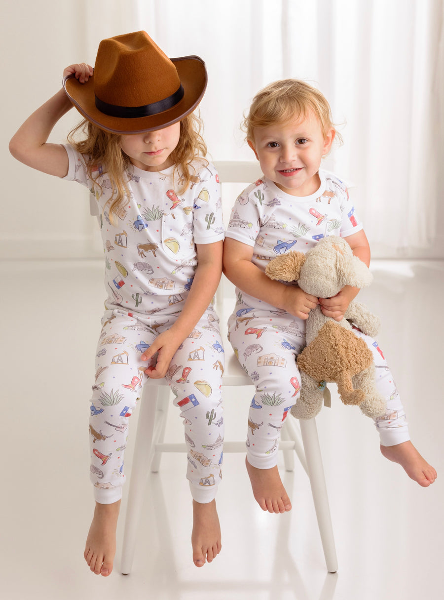 Texas Kids Organic Cotton Kids Pajamas