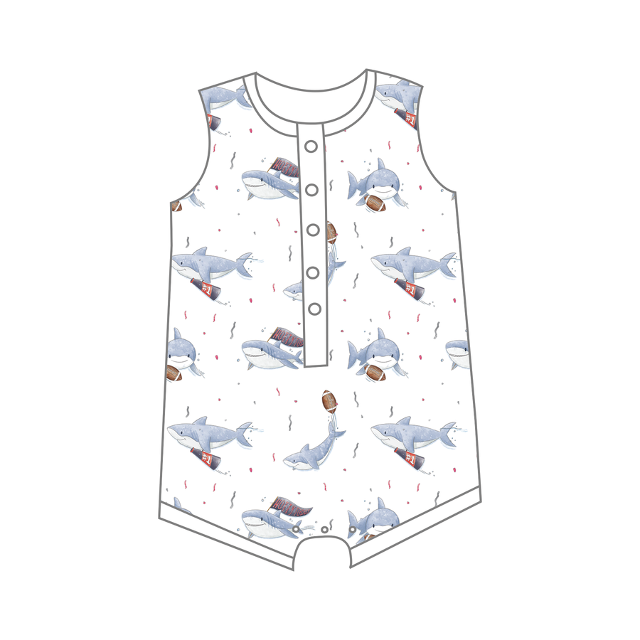 Most Valuable Pup: Mississippi (Ole Miss) Organic Muslin Shortall (Pre-Order Arriving Spring 2024)