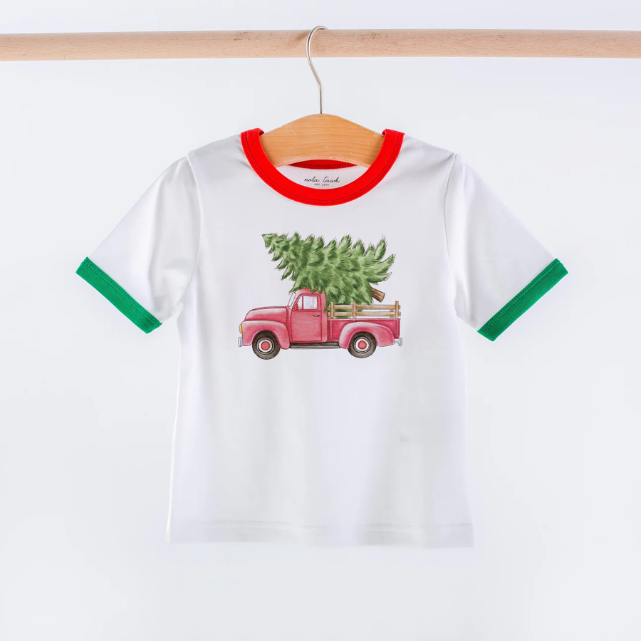 Christmas Truck Organic Cotton Tee