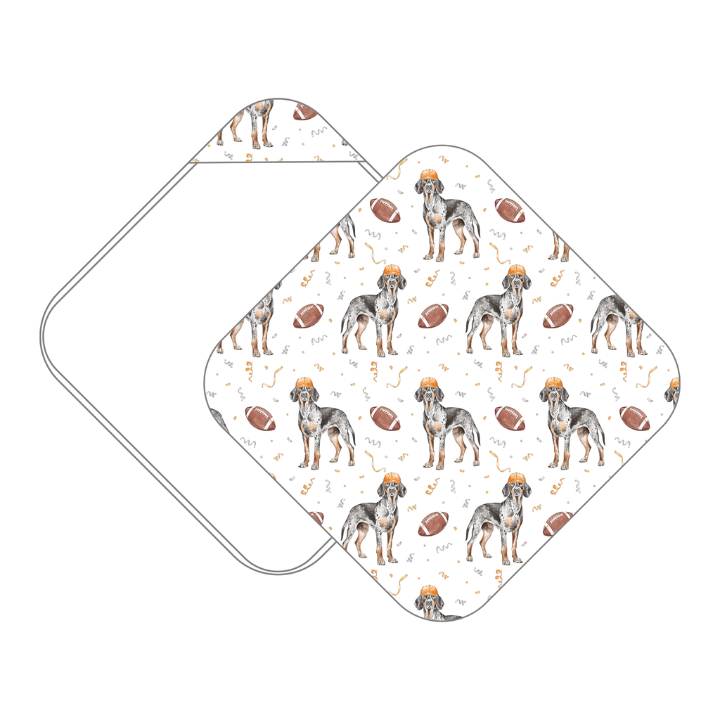 Kickoff in Tennessee Muslin Hooded Baby Towel (Pre-Order Arriving Spring 2027)