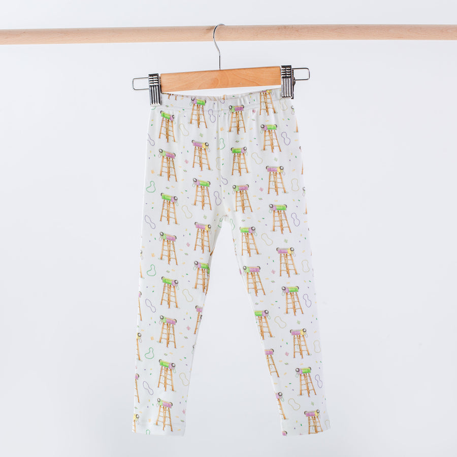 Throw me Something Mister Kids Organic Cotton Mardi Gras Leggings