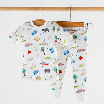 Louisiana Kids Organic Cotton Pajama Set
