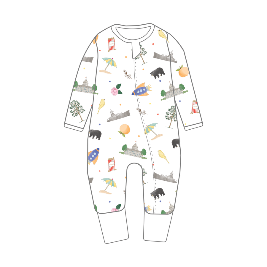 Alabama Kids Organic Cotton Pajama Set (Pre-Order Arriving Spring 2024)