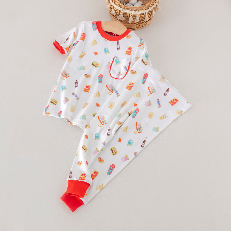 Texas Foodie Organic Cotton Pajama Set