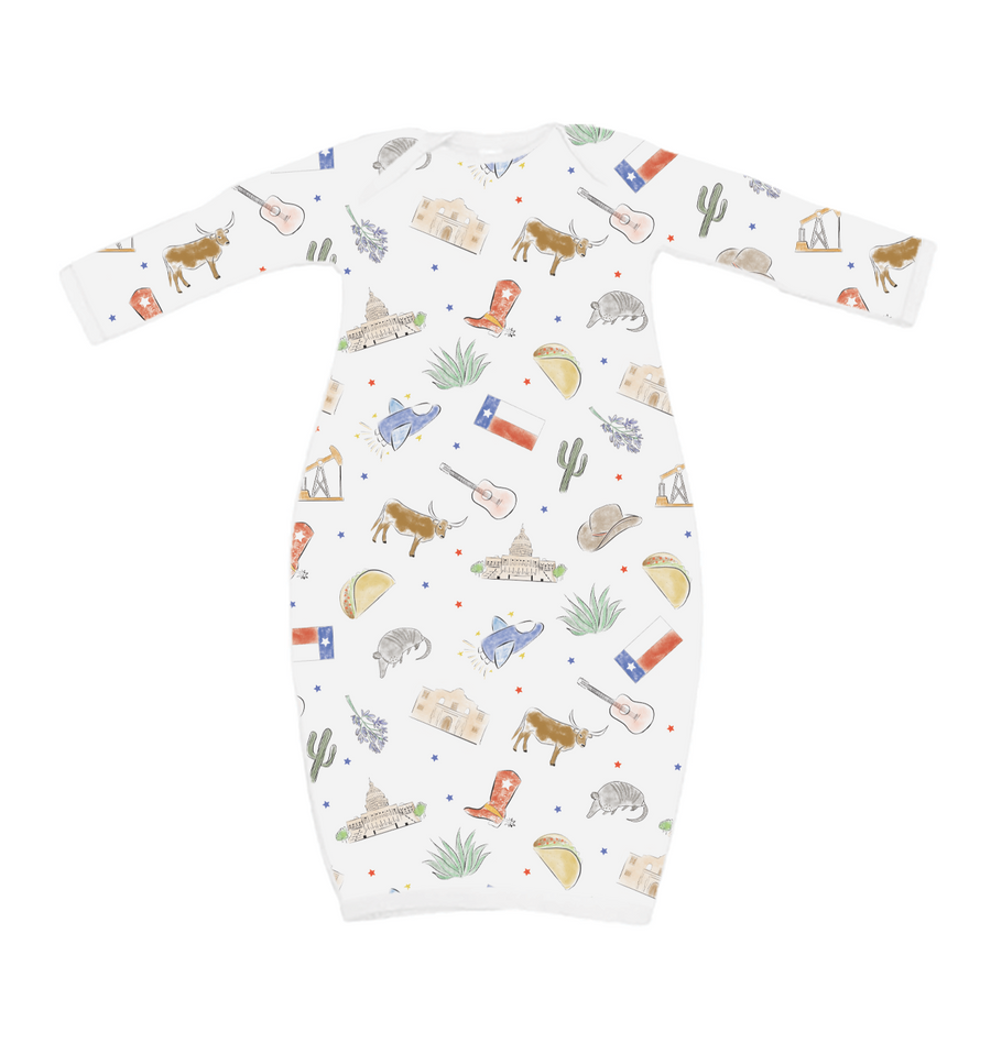 Texas Kids Organic Cotton Pajama Set (Pre-Order Arriving Spring 2024)