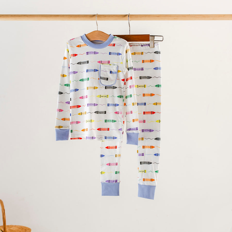 You color my world Organic Cotton Pajama Set