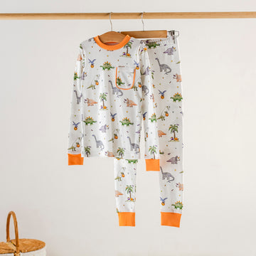 Trick RAWR Treat Halloween Organic Cotton Pajama Set
