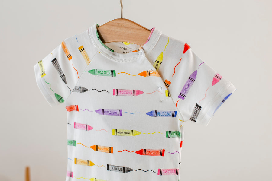 You color my world Organic Cotton Onesie