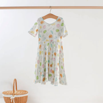 Let's Shell-ebrate Organic Cotton Twirl Dress