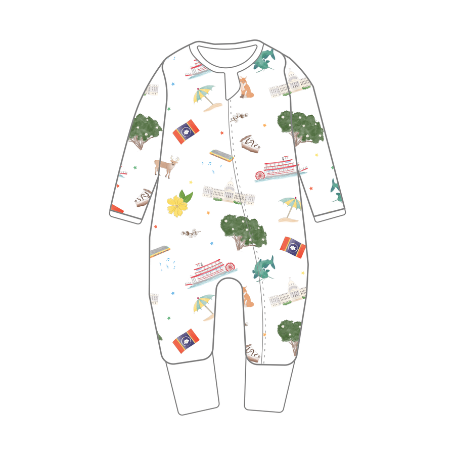 Mississippi Kids Organic Cotton Pajama Set (Pre-Order Arriving Spring 2025)