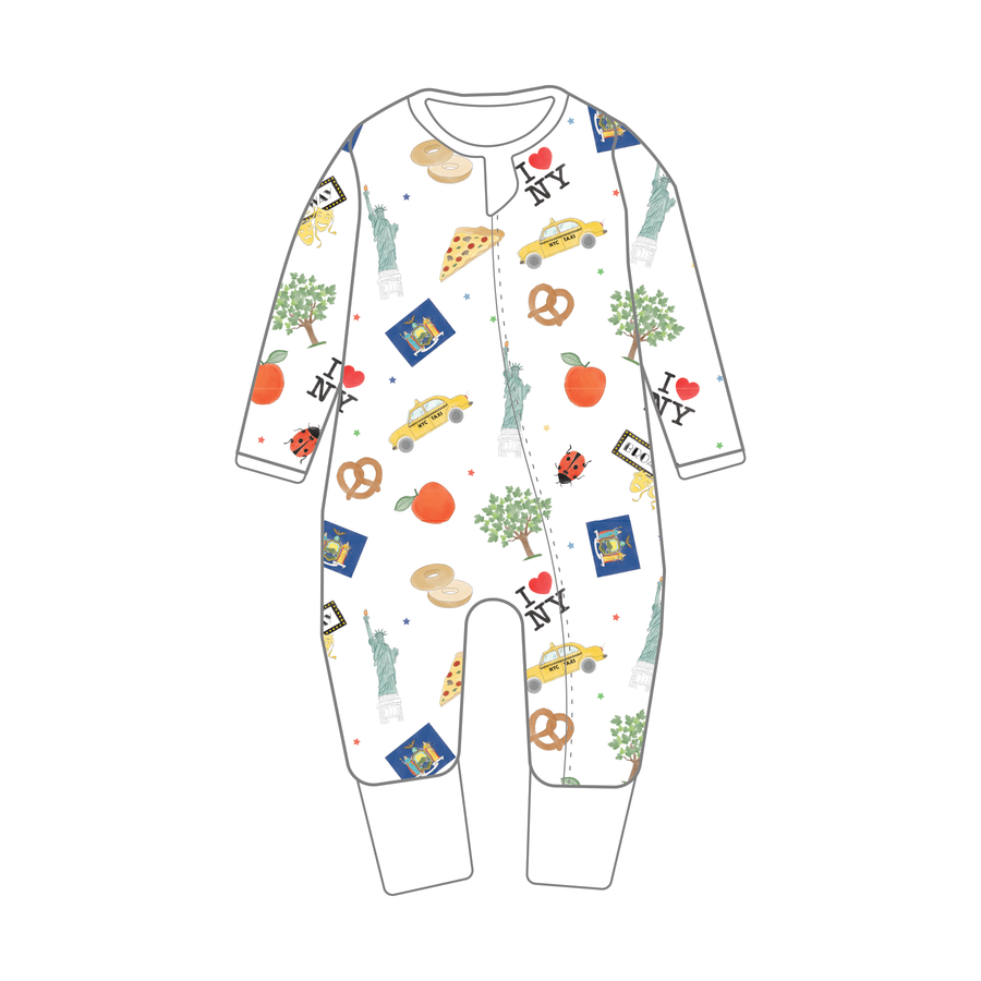 New York Kids Organic Cotton Pajama Set (Pre-Order Arriving Spring 2024)