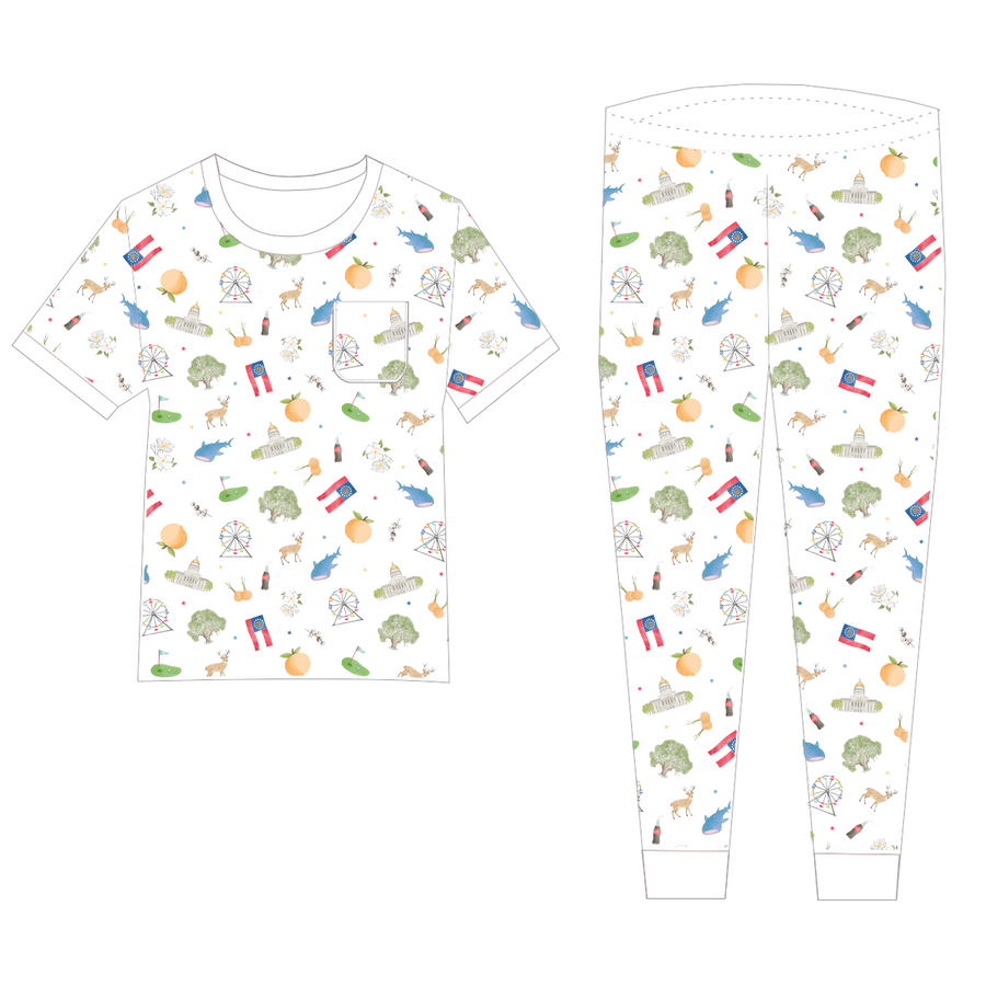 Georgia Kids Organic Cotton Pajama Set (Pre-Order Arriving Spring 2024)