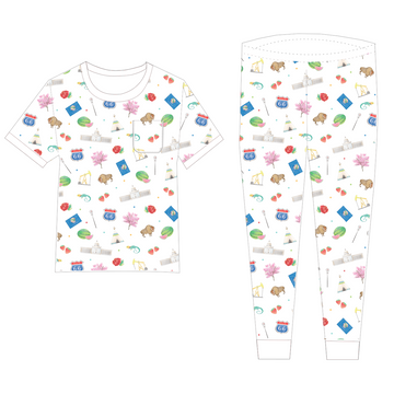 Oklahoma Kids Organic Cotton Pajama Set (Pre-Order Arriving Fall 2024)