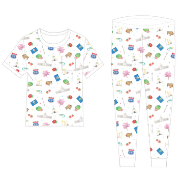 Oklahoma Kids Organic Cotton Pajama Set (Pre-Order Arriving Fall 2025)