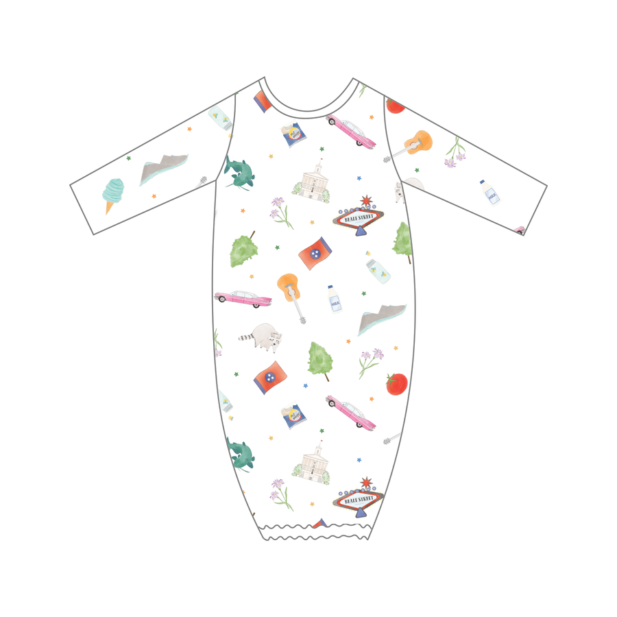 Tennessee Kids Organic Cotton Pajama Set (Pre-Order Arriving Spring 2024)