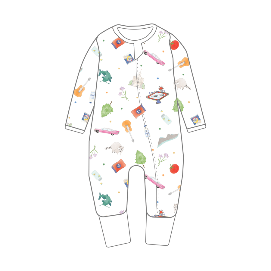 Tennessee Kids Organic Cotton Pajama Set (Pre-Order Arriving Spring 2024)